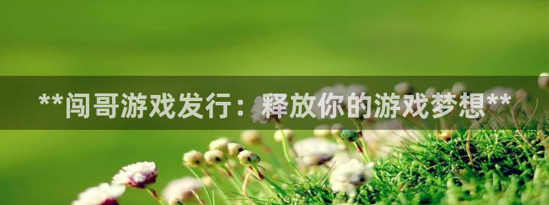 新城平台官网首页网址：**闯哥游戏发行：释放你的游戏梦想**