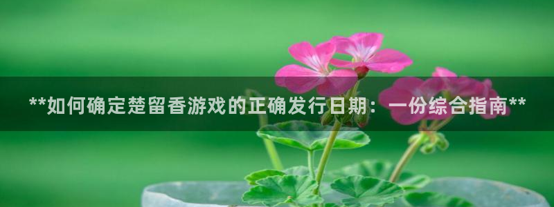 新城平台入.新城平台.全国联网是什么意思：**如何确定楚留香游戏的正确发行日期：一份综合指南**