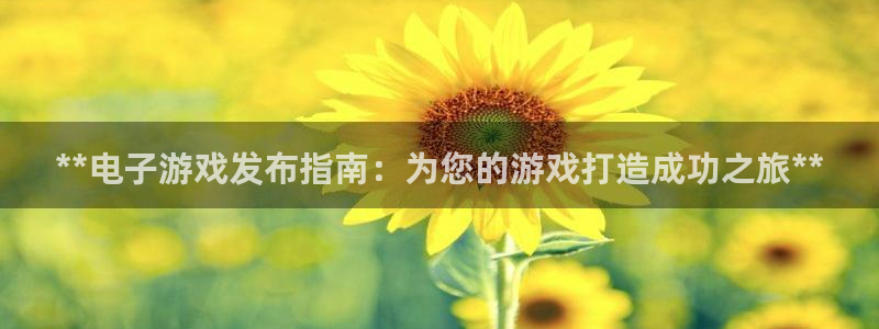 新城平台革7O777：**电子游戏发布指南：为您的游戏打造成功之旅**